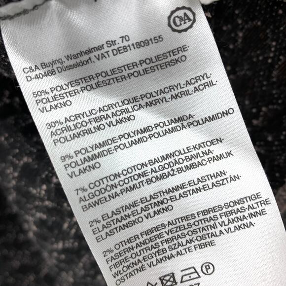 C&A Smart & Pretty Fit & Flare Dress Girls Size 104 US 4T Gray Pink Polka Dot - Picture 6 of 6